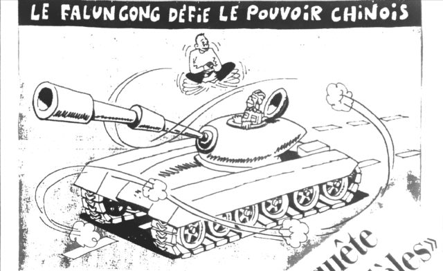 Illustration de mars 2000 dans "La Tribune de Genève"