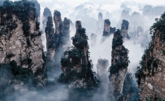 Les monts Tianzi dans la province du Hunan en Chine