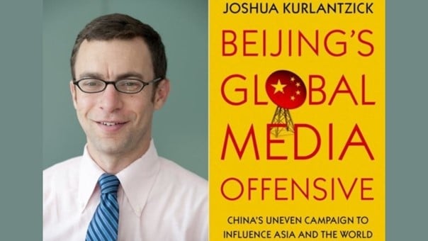 Le journaliste Joshua Kurlantzick et son dernier ouvrage
