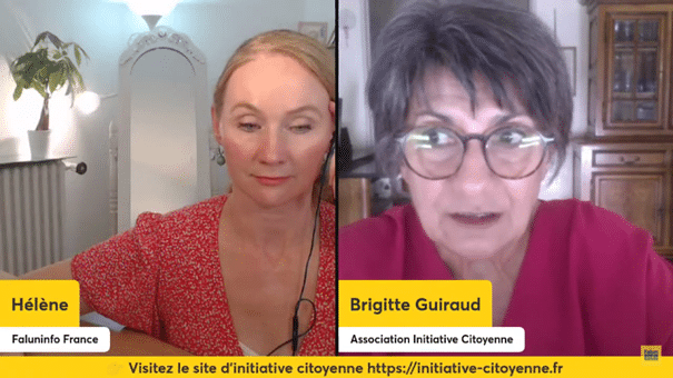 Interview exclusive de Mme Guiraud, représentante de l’association Initiative Citoyenne (Capture d’écran)