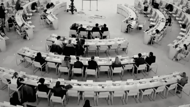 Session du CDH à Genève le 4 mars 2025. (Nations unies/édité par Faluninfo)
